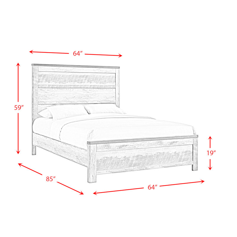Millwood Pines Aubreigh Standard Bed & Reviews Wayfair